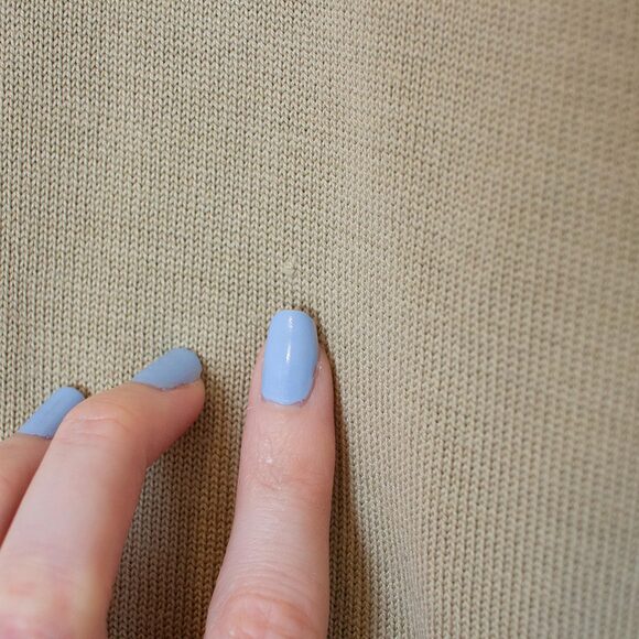 Quiet Luxury VTG Fonte Sweater Silk Blend Mockneck Minimalist L Soft Autumn - Picture 3 of 7